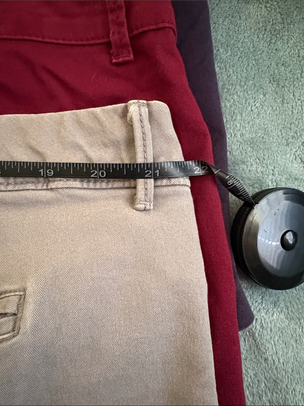 Old Navy Pixie Shorts Trio - Burgundy, Navy, Gray - Picture 9 of 9